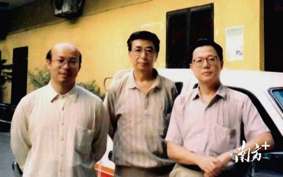 广州三剑电影学社成员（左起：赵军、祁海、周俊杰）。 受访者供图