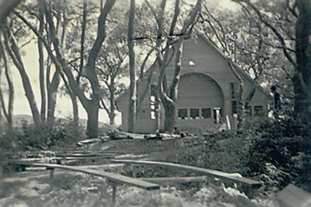 抗战时期仙人庙大村的怀士堂。 受访者 供图