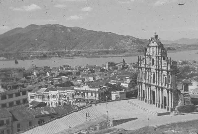 澳门旧影。  澳门旧影。